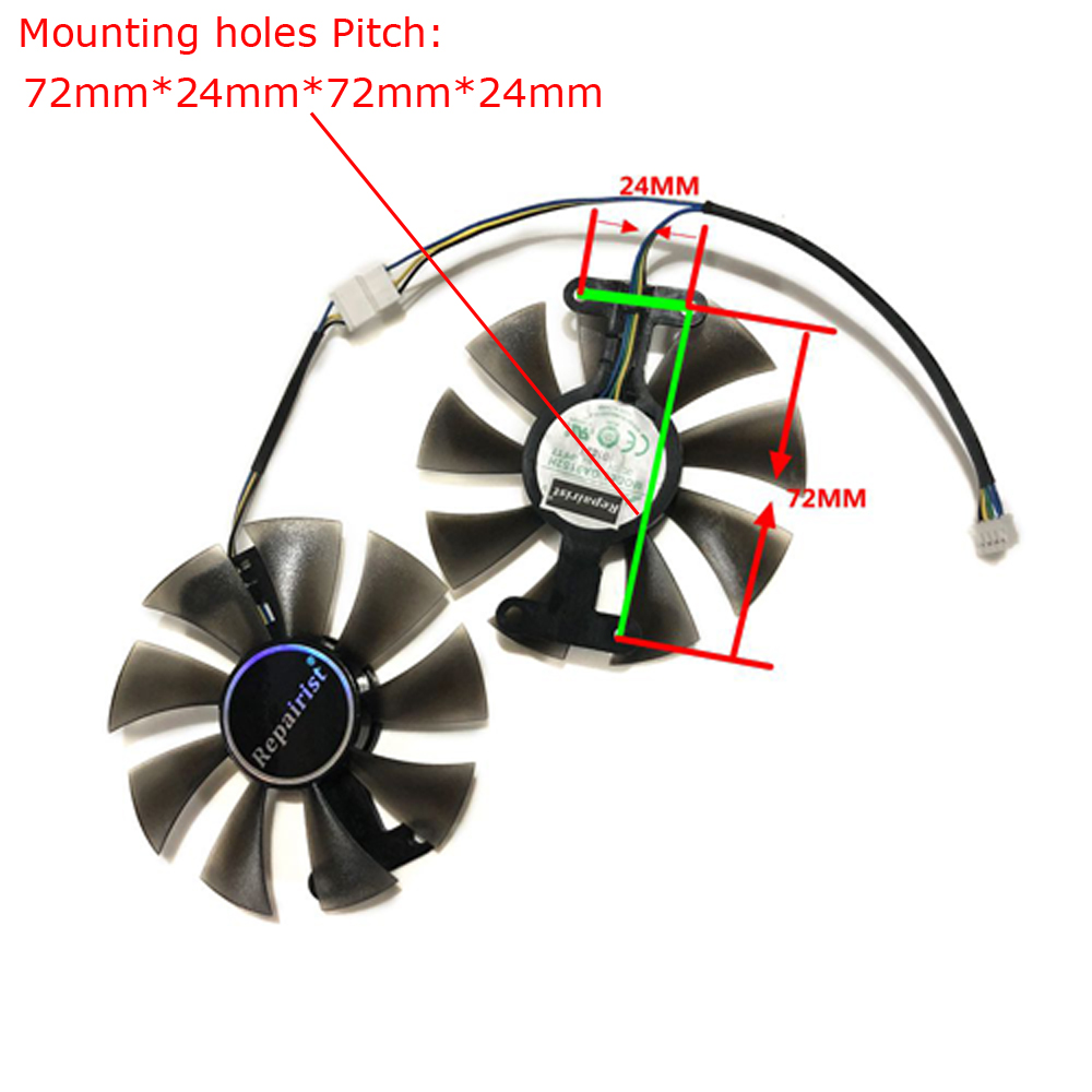 2Pcs/Set,GA91S2H,Video Card Fa - Rx 580 8Gb 2048Sp Gpu 评论和价格